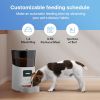 Automatic Cat Feeders with App. 6L Capacity Automatic Cat Food Dispenser with Programmable Timer