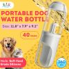 Portable Dog Water Bottle Dispenser 12 Oz