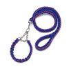 Eight-strand nylon braided dog collar leash dog chain impact blasting chain pet leash